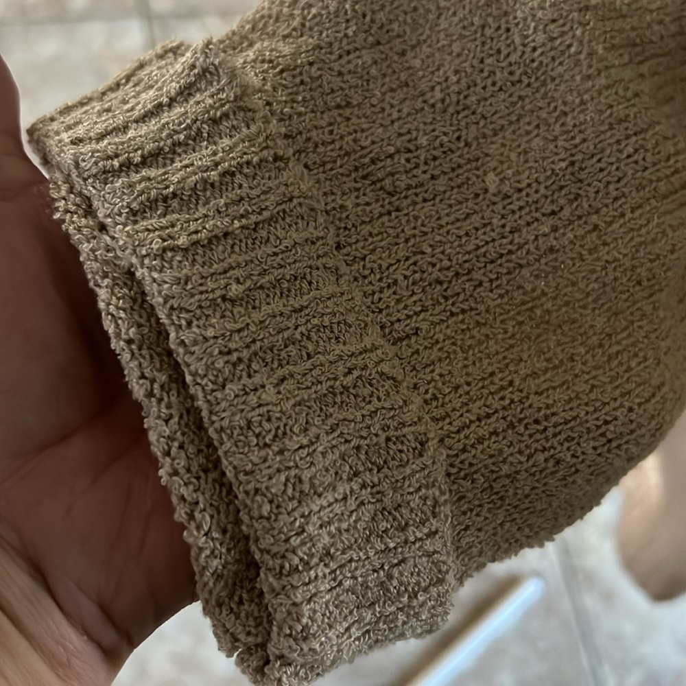 Women’s day trip sweater, cream/light brown, xl, off the shoulder - Picture 4 of 5